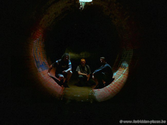 Australian underground drains - (c) Forbidden Places - Sylvain Margaine - Melbourne, The Slide.