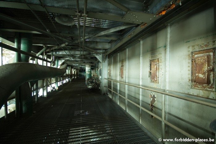 La centrale électrique de Westport - (c) Forbidden Places - Sylvain Margaine - La section la plus récente, refroidissement