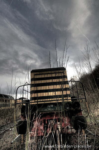 Locomotive's graveyard - (c) Forbidden Places - Sylvain Margaine - HDR