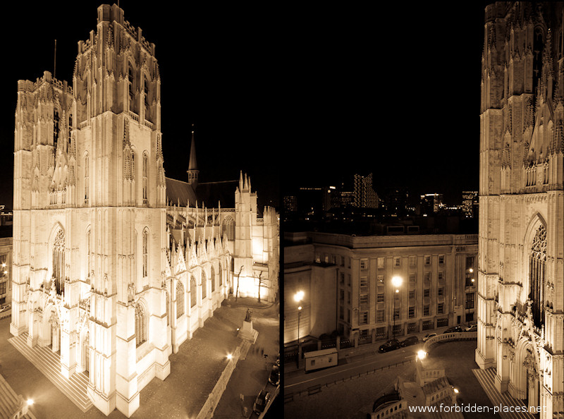 Eight Of Brussels’ Churches - (c) Forbidden Places - Sylvain Margaine - 20- St. Gudula from above.