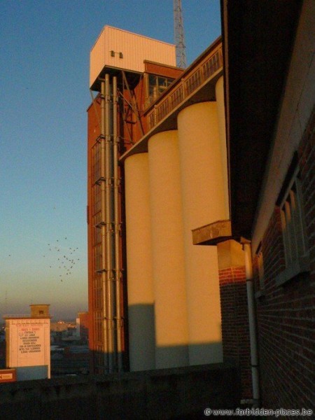 Stella-Artois malthouse - (c) Forbidden Places - Sylvain Margaine - Silos from the other side