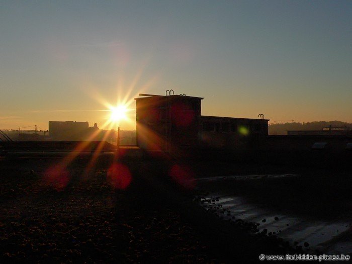 La maltería Stella-Artois - (c) Forbidden Places - Sylvain Margaine - Sunset in Leuven