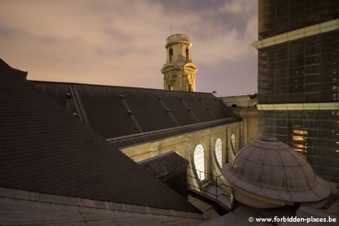 Les secrets de Saint Sulpice - (c) Forbidden Places - Sylvain Margaine - Echaffaudage