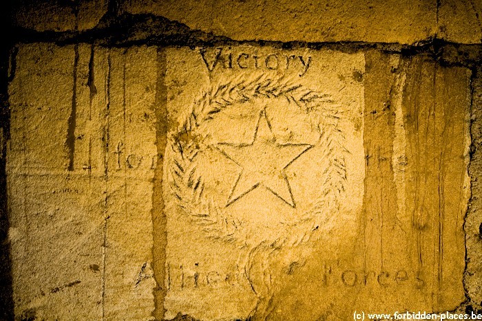 Les casemates souterraines de Maastricht - (c) Forbidden Places - Sylvain Margaine - Victoire aux forces alliées!