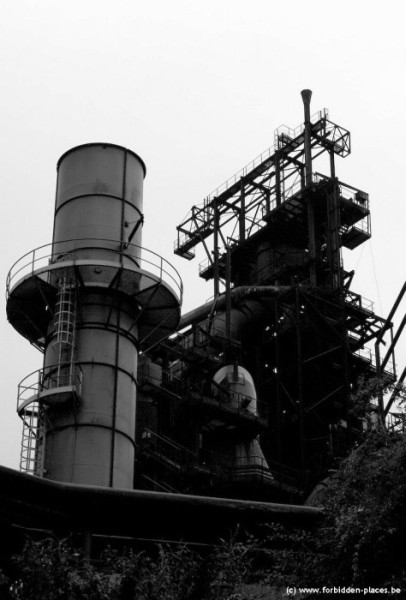 The mysterious steelworks - (c) Forbidden Places - Sylvain Margaine - The blast furnace