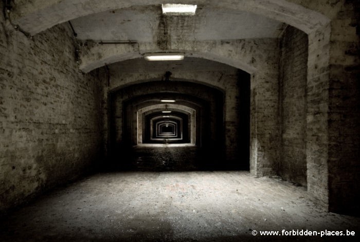 The abandoned crypt - (c) Forbidden Places - Sylvain Margaine - The long corridor