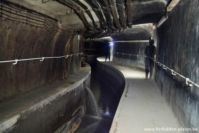 Brussels underground sewers and drains system - (c) Forbidden Places - Sylvain Margaine - Senne, northern end