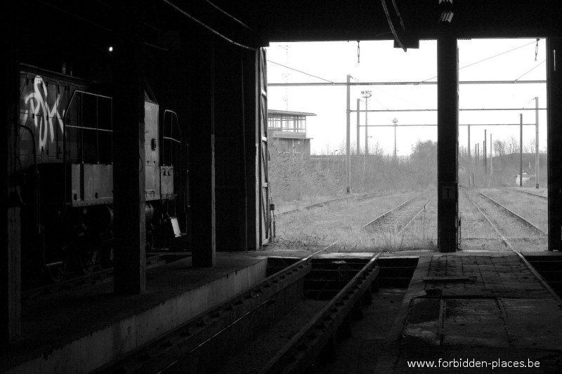 Le cimetière de locomotives - (c) Forbidden Places - Sylvain Margaine - Sortie