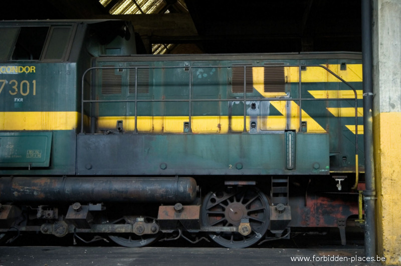 Le cimetière de locomotives - (c) Forbidden Places - Sylvain Margaine - Condor