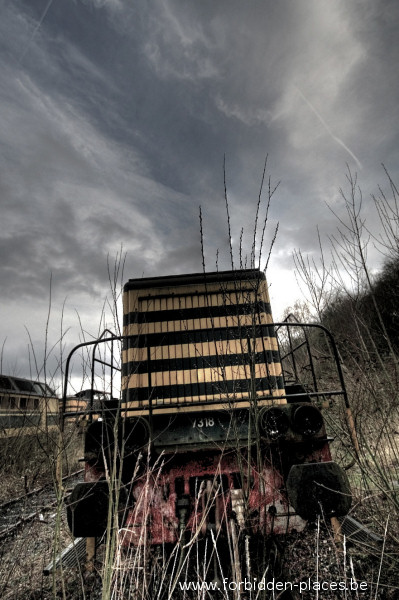 Le cimetière de locomotives - (c) Forbidden Places - Sylvain Margaine - HDR