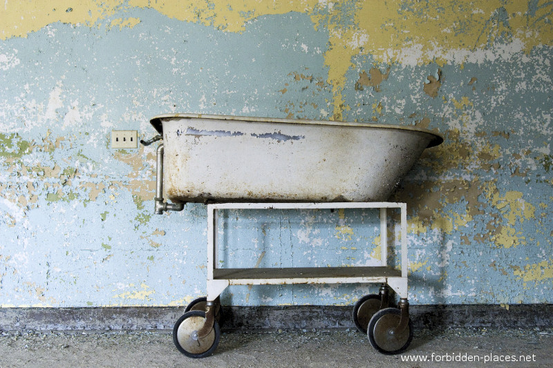 El asilo  de Greystone - (c) Forbidden Places - Sylvain Margaine - 3- The bathtub.