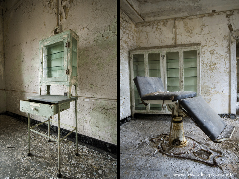 El asilo  de Greystone - (c) Forbidden Places - Sylvain Margaine - 16 - Display cabinets.