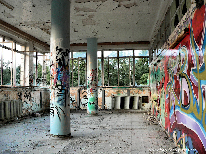 El Sanatorio Joseph Lemaire - (c) Forbidden Places - Sylvain Margaine - 12 - Frescos.