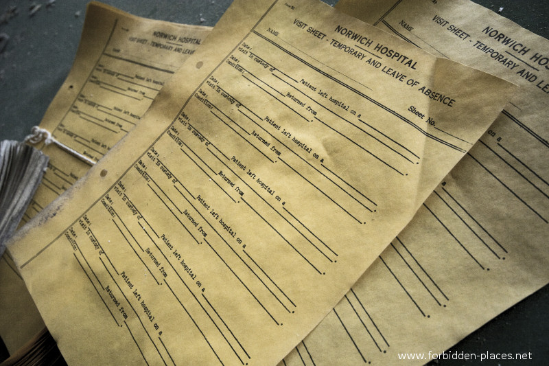 Norwich Insane Asylum - (c) Forbidden Places - Sylvain Margaine - 13 - Official documents.