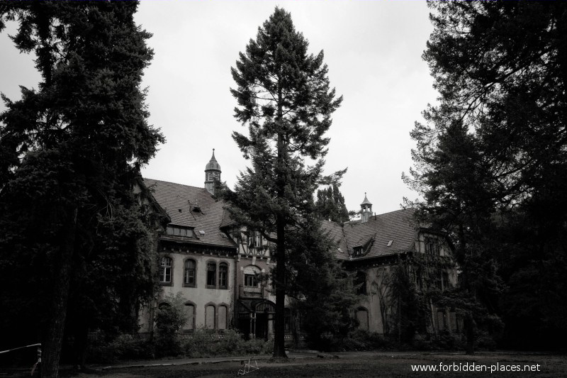 El Sanatorio de Beelitz-Heilstätten  - (c) Forbidden Places - Sylvain Margaine - 11 - Lost in the woods...
