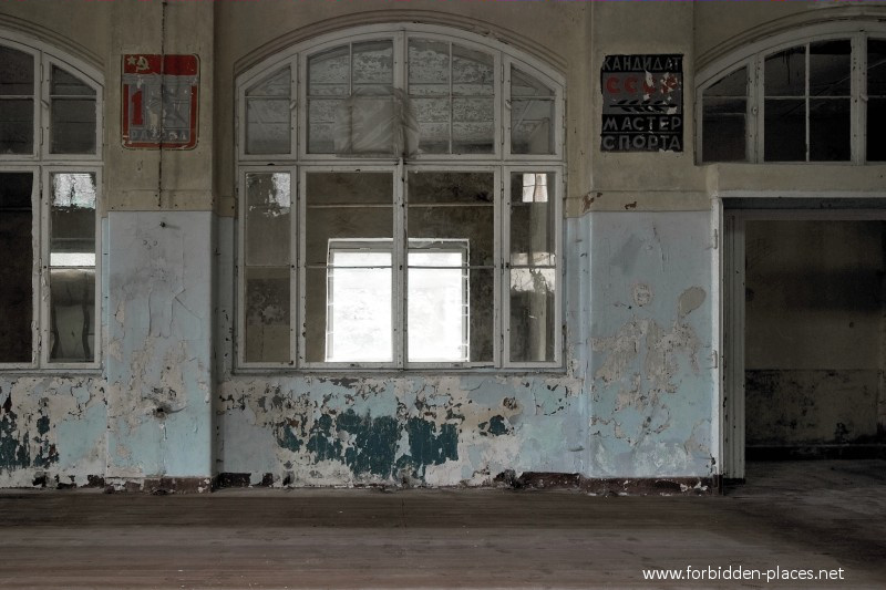 Le Sanatorium de Beelitz-Heilstätten - (c) Forbidden Places - Sylvain Margaine - 24 - Inscriptions soviétiques.