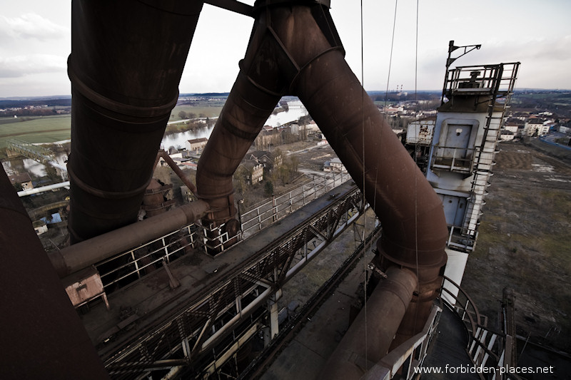 Uckange Blast Furnace - (c) Forbidden Places - Sylvain Margaine - 3- On top of the blast furnace n°4.