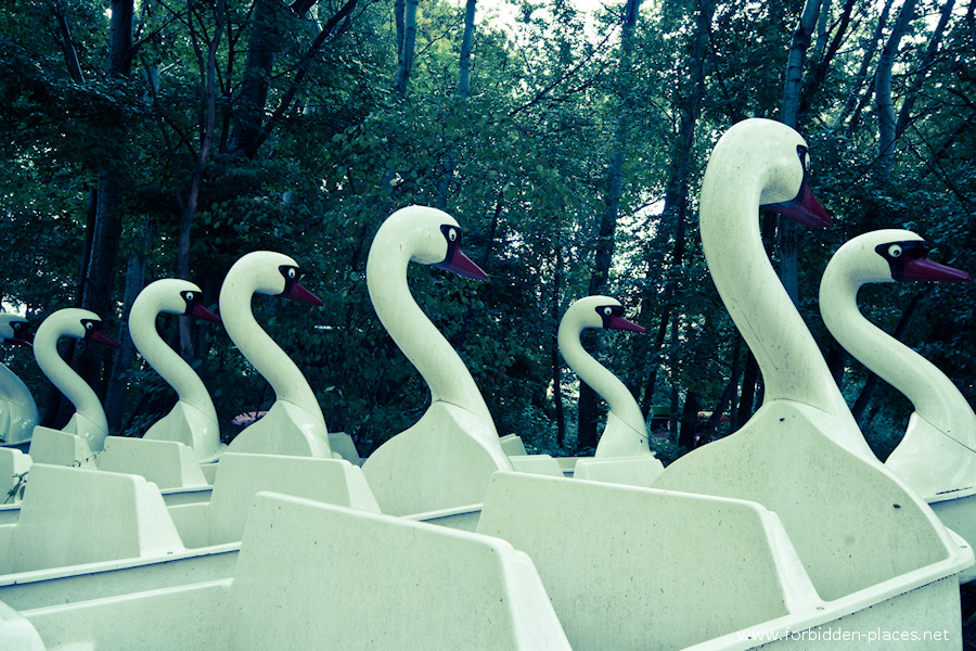 Spreepark - El Parque de Attractiones Abandonado - (c) Forbidden Places - Sylvain Margaine - 5- Ghostly swans