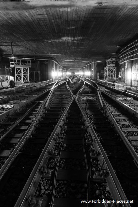 Brussels Metro - (c) Forbidden Places - Sylvain Margaine - 1- Schuman-Merode complex