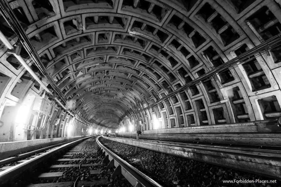 Le Métro de Bruxelles - (c) Forbidden Places - Sylvain Margaine - 8 - Tunnel au tunnelier