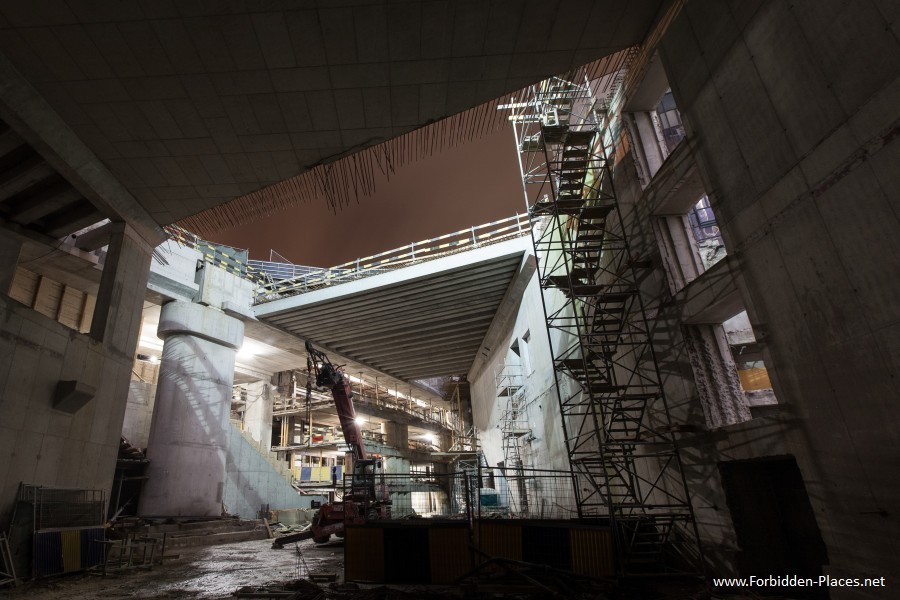 Brussels Metro - (c) Forbidden Places - Sylvain Margaine - 17 - Schuman - Future RER tunnel