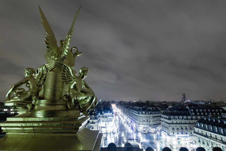 The Palais Garnier - (c) Forbidden Places - Sylvain Margaine - 4- La Poesie, from Charles Gumery.