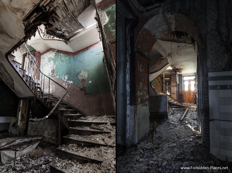 Châteaux abandonnés du Sud-Ouest - (c) Forbidden Places - Sylvain Margaine - 1- Bienvenue. Interieurs delabres.