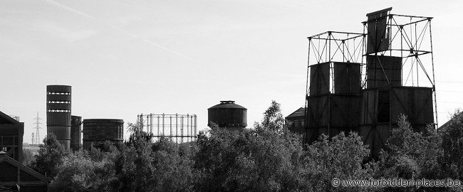 SAFEA La Louvière - (c) Forbidden Places - Sylvain Margaine - Vue aérienne du site